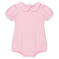 Pink Puff Sleeved Peter Pan Bubble