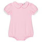 Pink Puff Sleeved Peter Pan Bubble