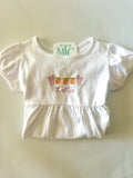PUMPKIN BANNER BUBBLE/ROMPER/DRESS/TEE