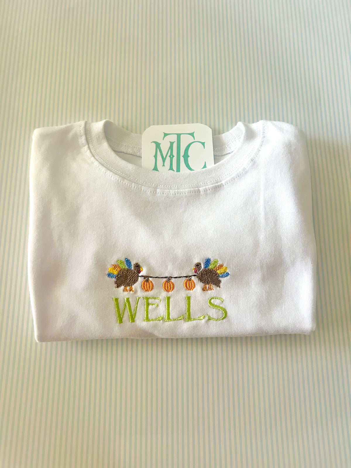 TURKEY BANNER BUBBLE/ROMPER/TEE