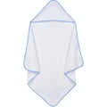 Hooded Towel with Blue Gingham Trim